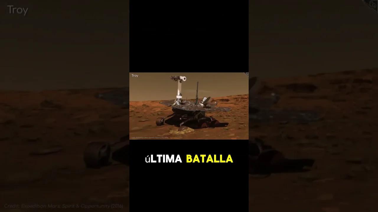 El triste final del Rover Spirit en el planeta Marte