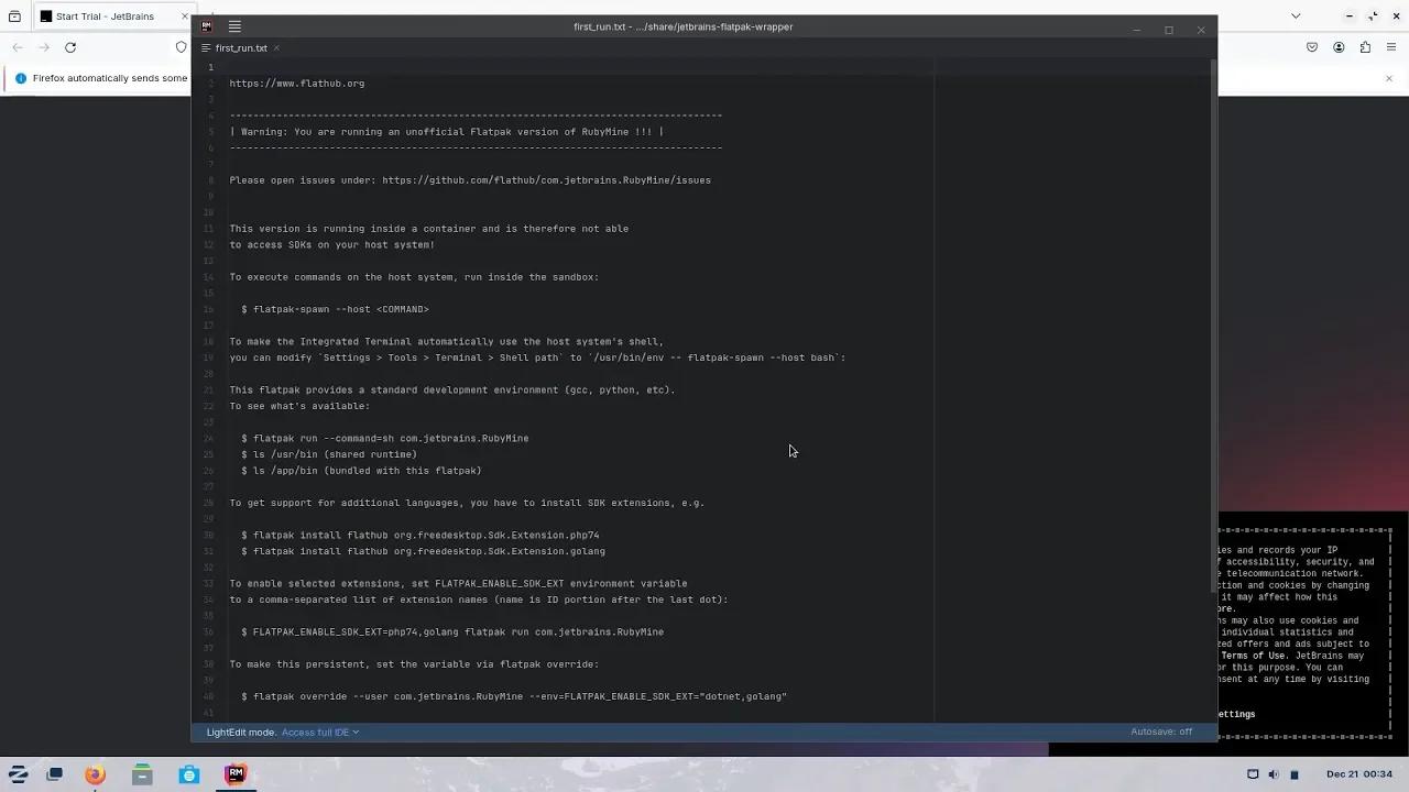 How to install RubyMine on Zorin OS 17
