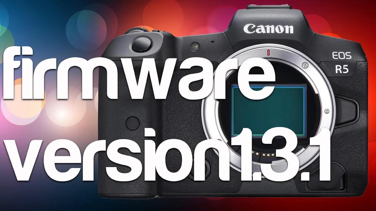 canon eos r5 firmware update