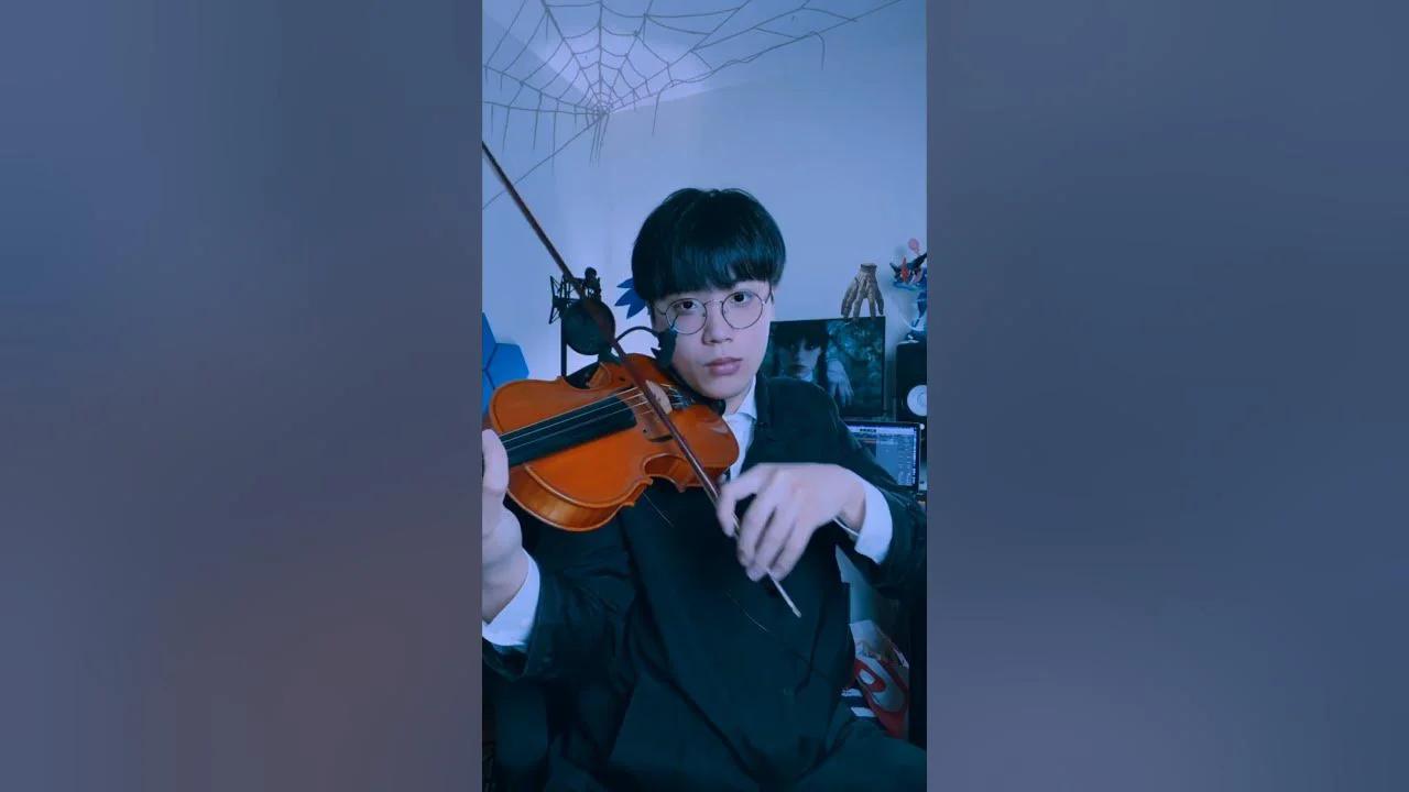 Paint it Black (Wednesday Addams) Violin Cover shorts