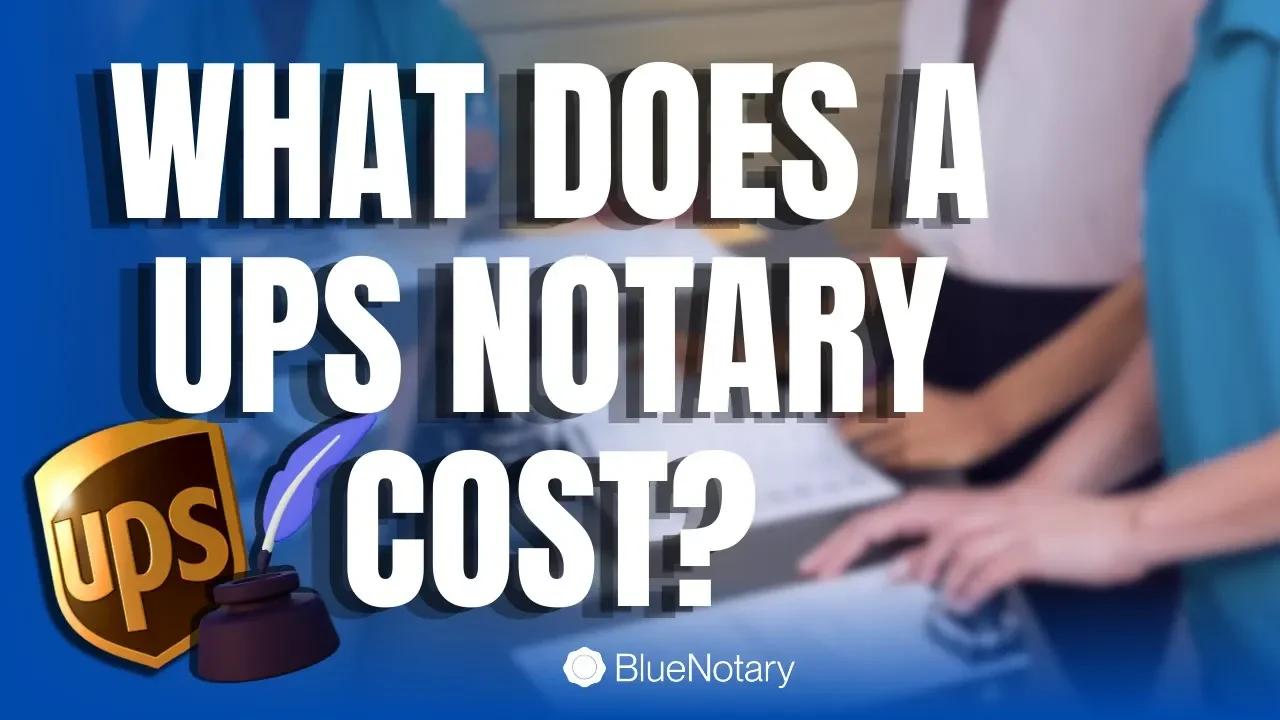 Unlocking the Truth: The Rising Cost of UPS Notary Services