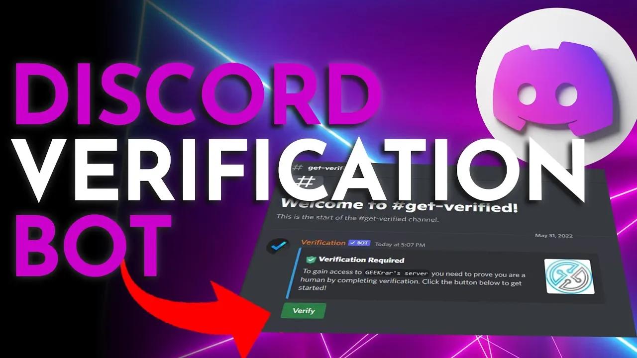 Free Verification Bot Discord 2022