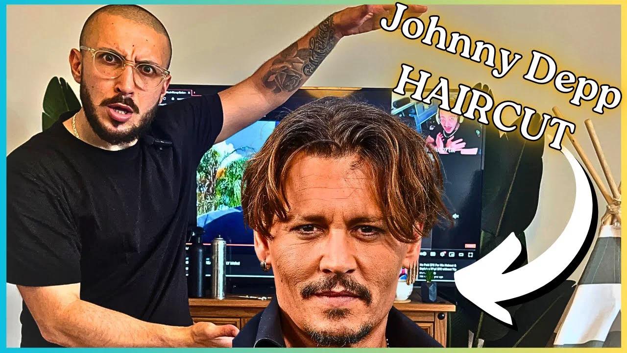 JOHNNY DEPP HAIRCUT TUTORIAL 💫🏴‍☠️