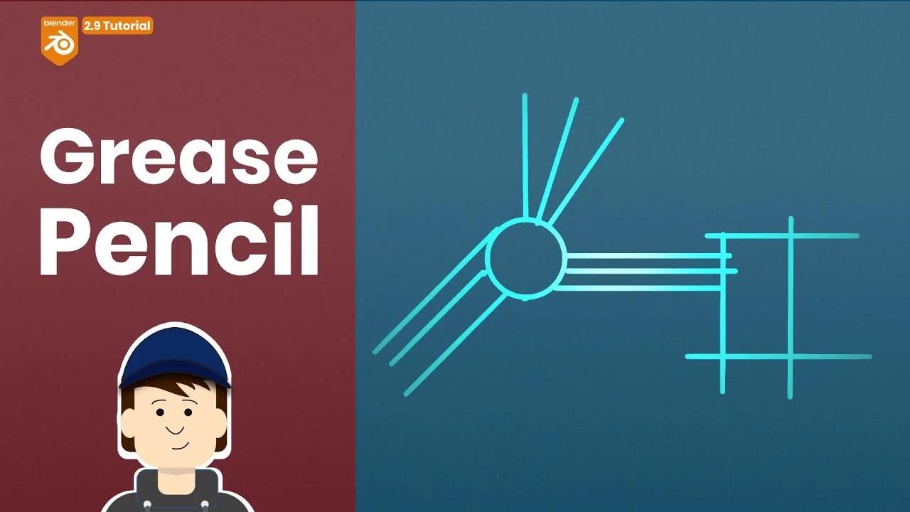 How to use the grease pencil in Blender: The Basics | Blender [2.9]