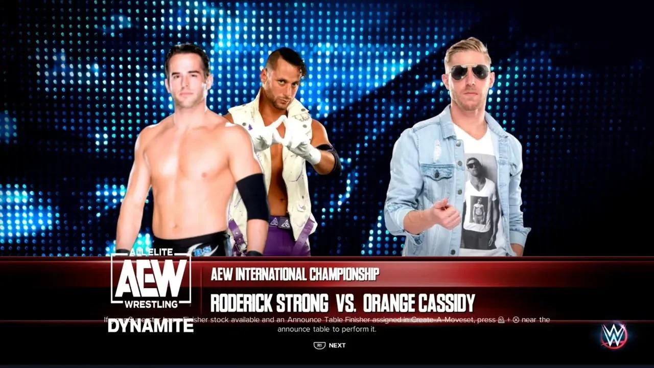 AEW Revolution 2024 Orange Cassidy vs Roderick Strong for the AEW ...