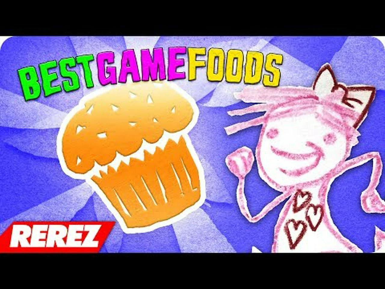 Best Video Game Foods! - Gabby Games Cartoon - Rerez