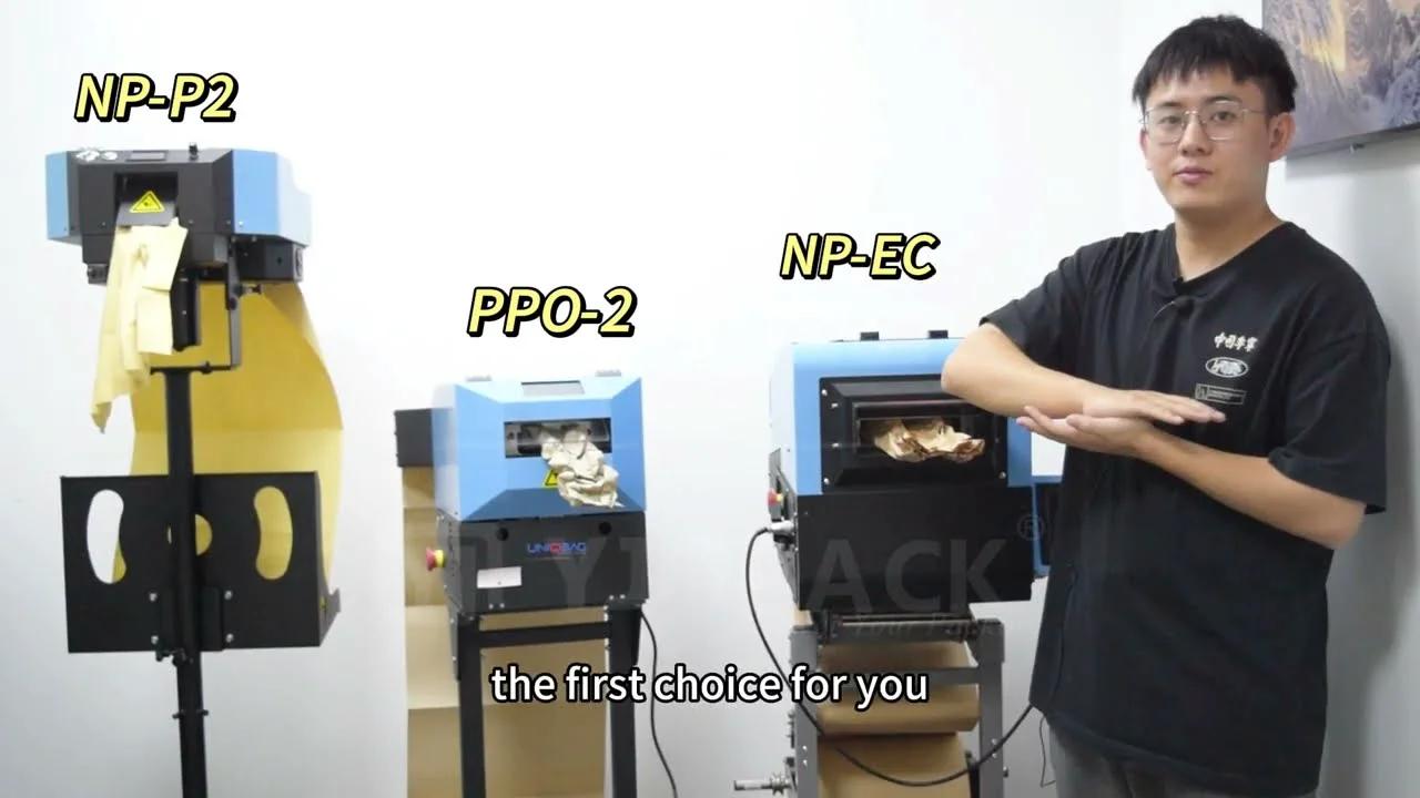 What are the differences between paper cushion machines NP-EC, PPO-2 ...