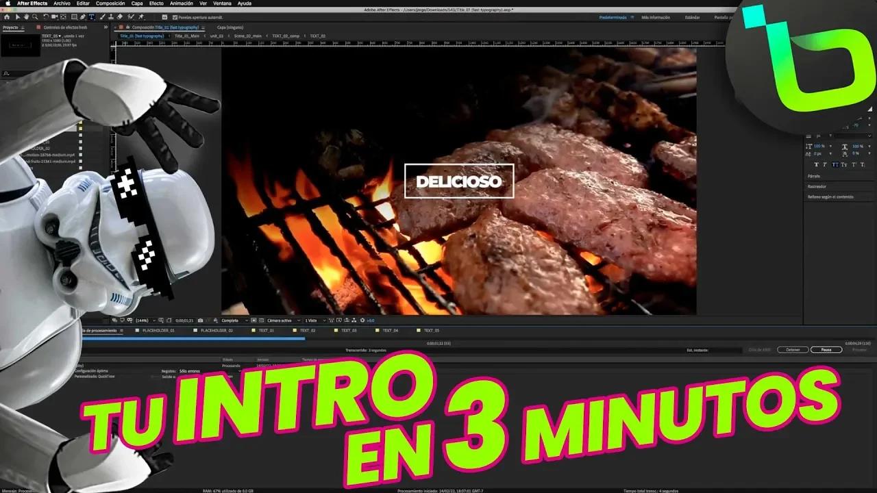 CÓMO HACER UN INTRO PARA VIDEOS DE YOUTUBE EN 3 MINUTOS