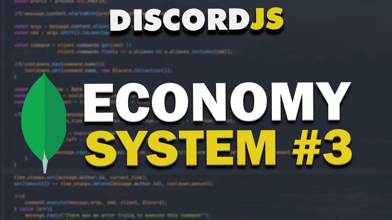 Code A Discord Bot - Economy System | Fun Commands (2021)