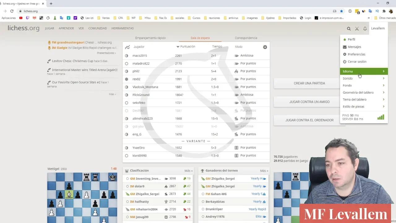 Tutorial Lichess Paso A Paso Juega Ajedrez Online En Lichess