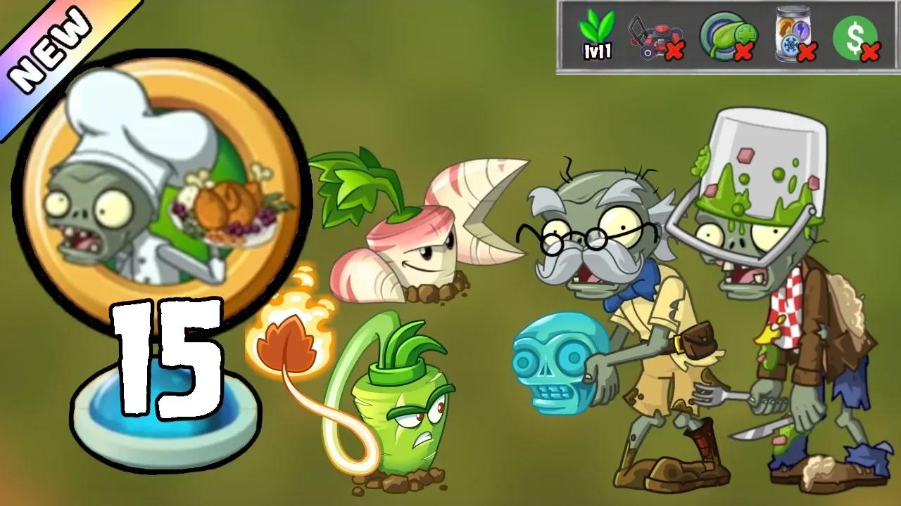 Plants vs Zombies 2 - Food Fight Bonanza! 2023 Level 15 [Plants Lvl 1 ...