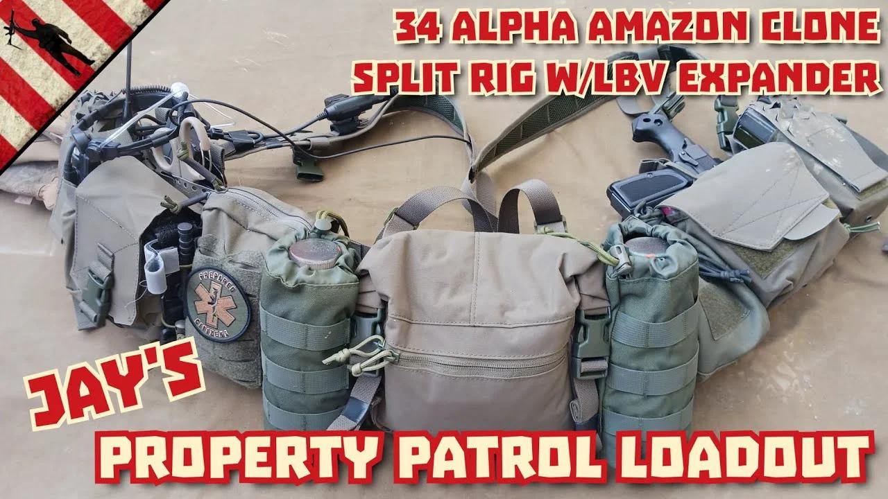 Jay's Property Patrol Loadout featuring the Amazon 34 Alpha Rig Clone...