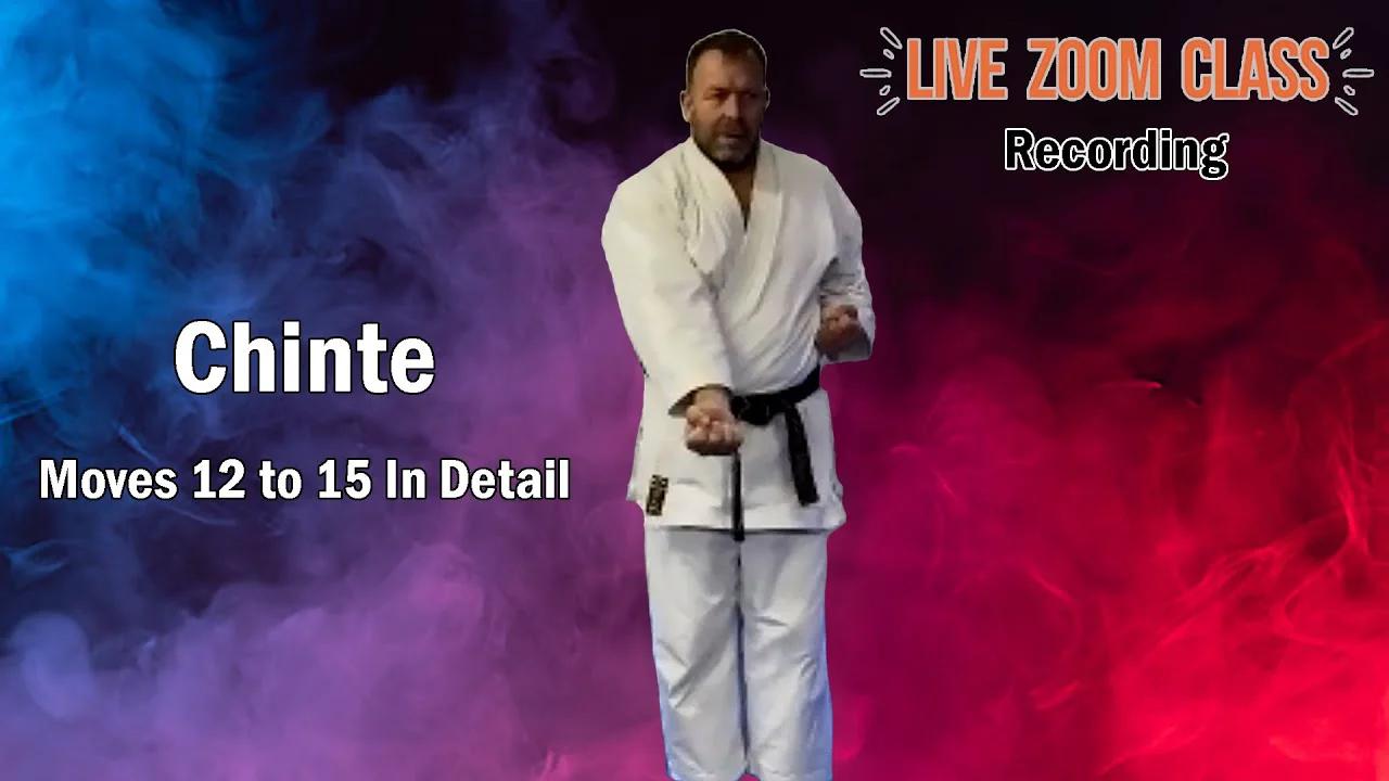 Chinte Kata Step By Step Moves 12 To 15 In Detail
