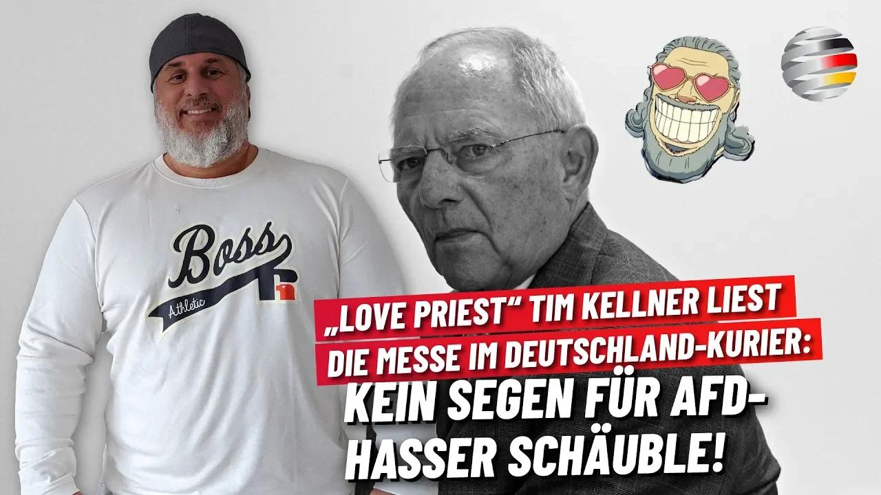 „Love Priest“ Tim Kellner liest die Messe im Deutschland-Kurier: Kein ...