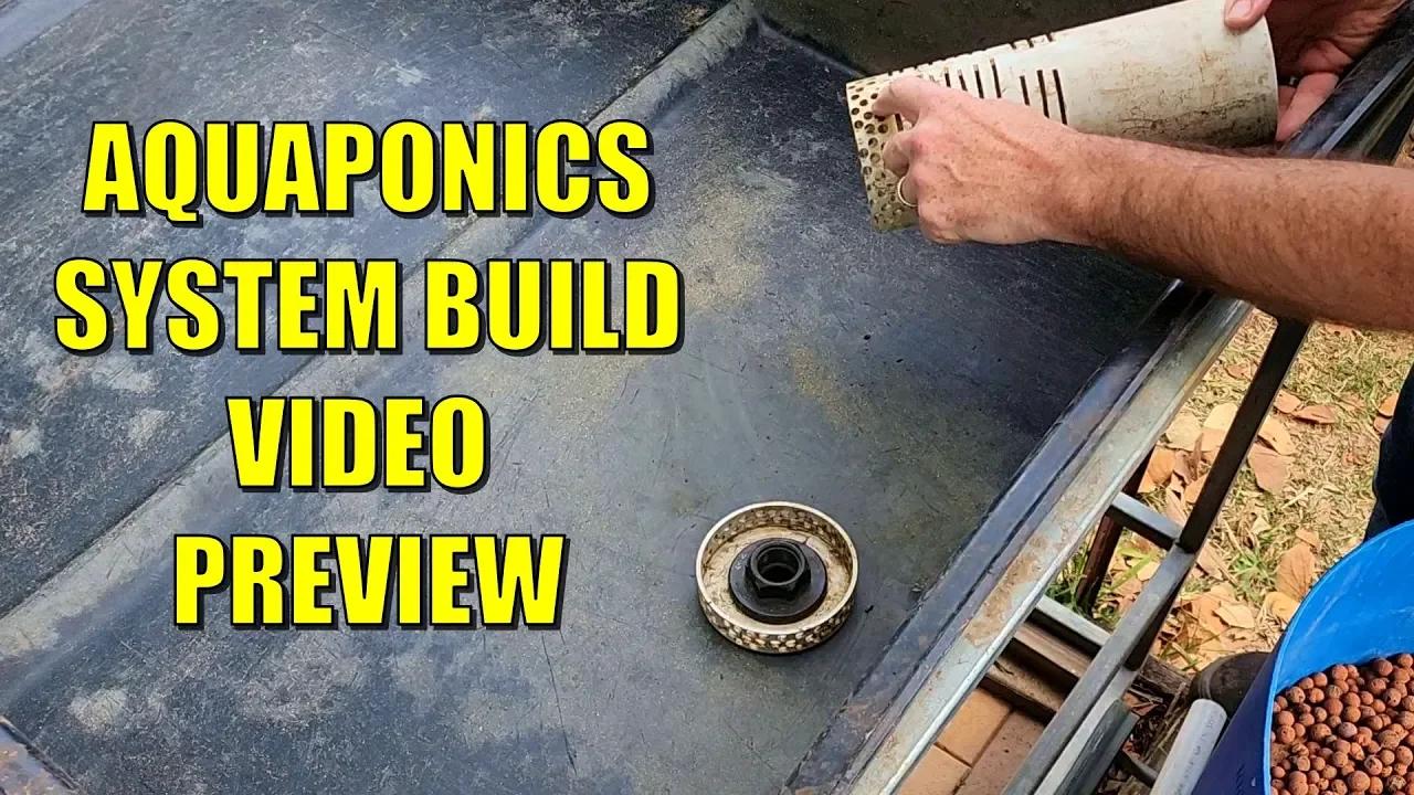 Installing an Aquaponics Bell Siphon | WHOLE System Build Video Preview