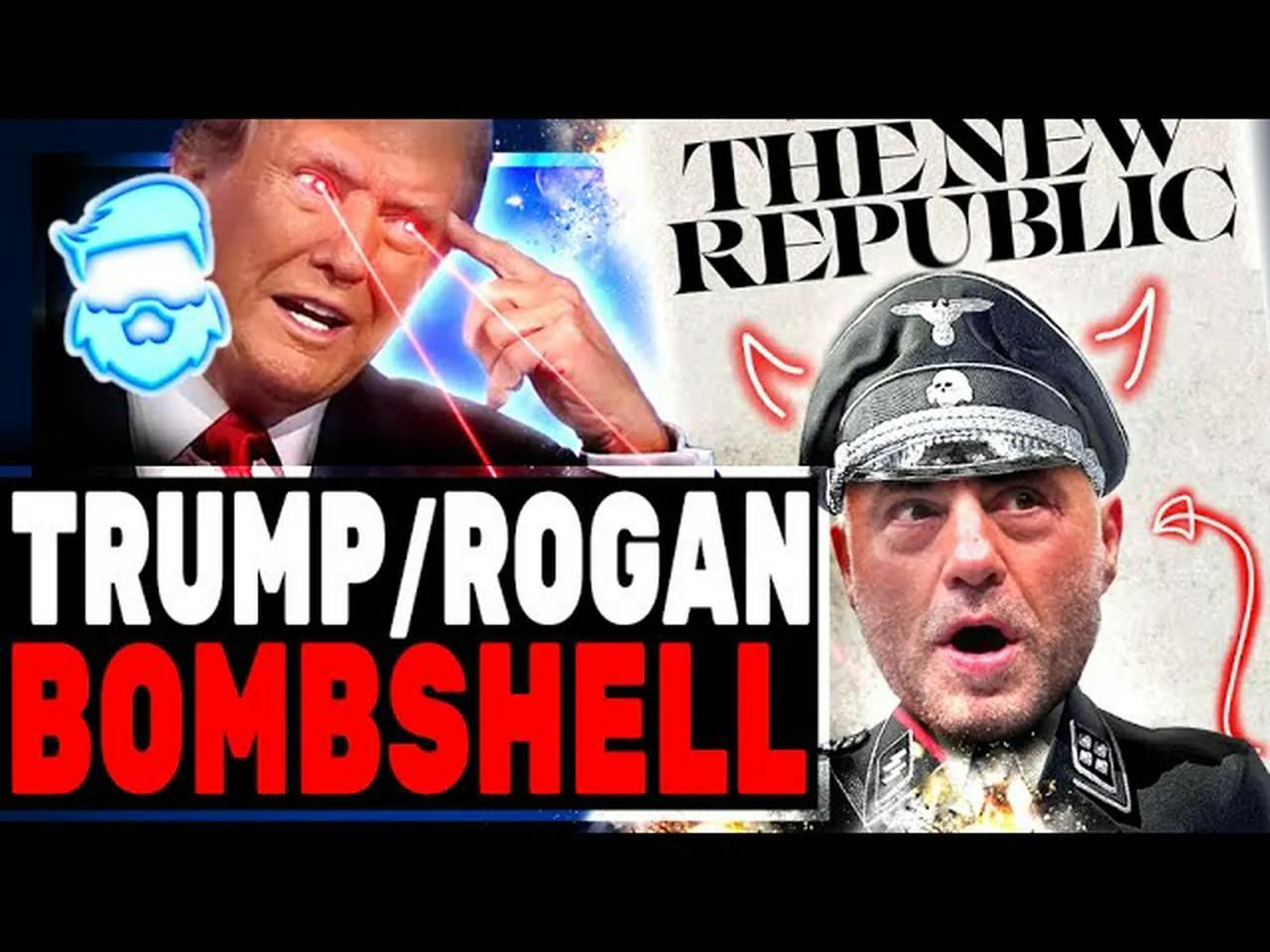 Joe Rogan Donald Trump BOMBSHELL! Author Of UNHINGED Hitpiece BUSTED As ...