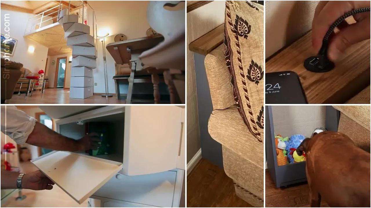 Image showcasing 12 Hidden and Secret Storage ideas for the Living Room