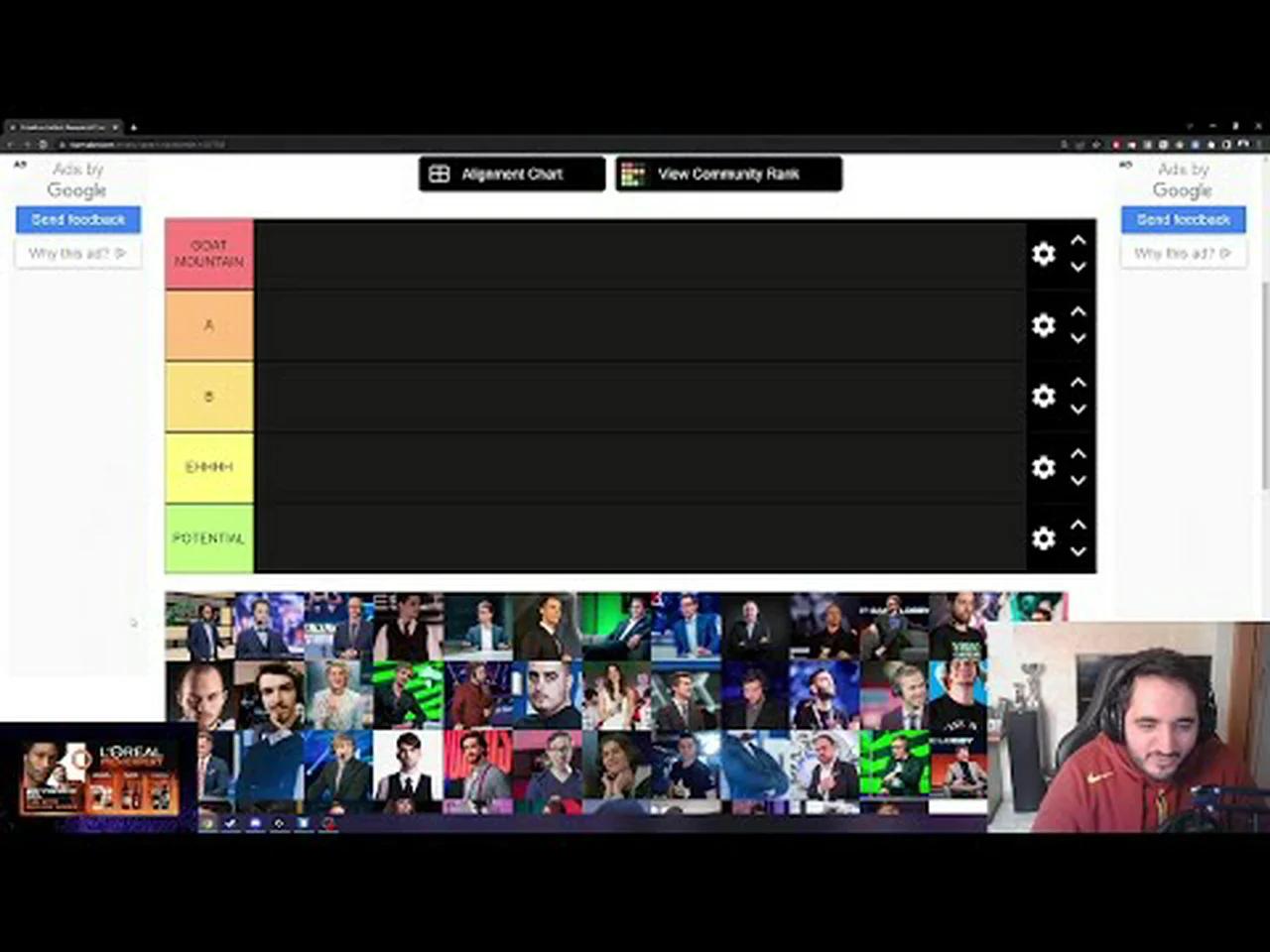 TheRock7 Stream : Casters Tier List (23/03/2022)
