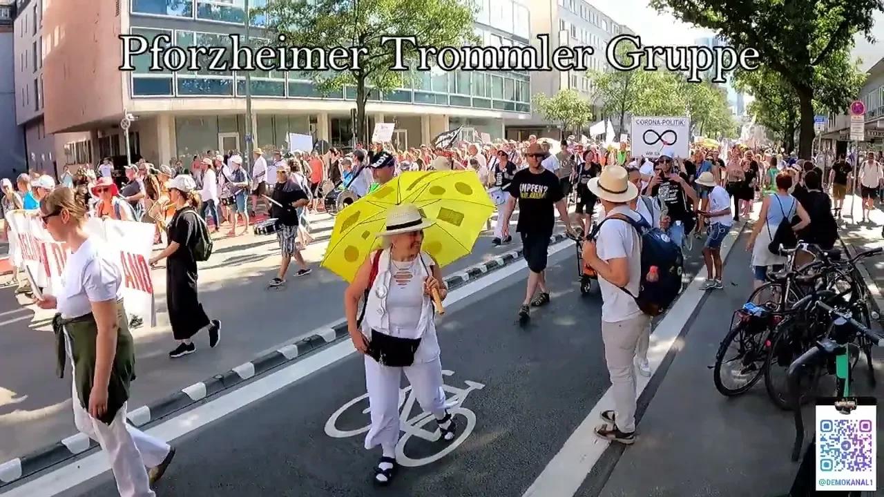 🔥 4 Trommler Gruppen & Freiheits Trychler in Frankfurt am 25.06.2022 ...