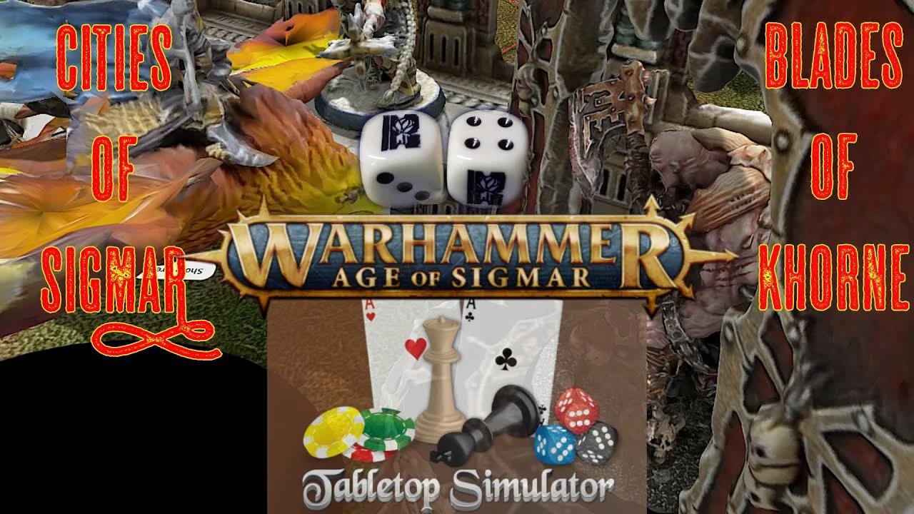 Warhammer Age of Sigmar Tabletop Simulator Twitch Stream Cities of