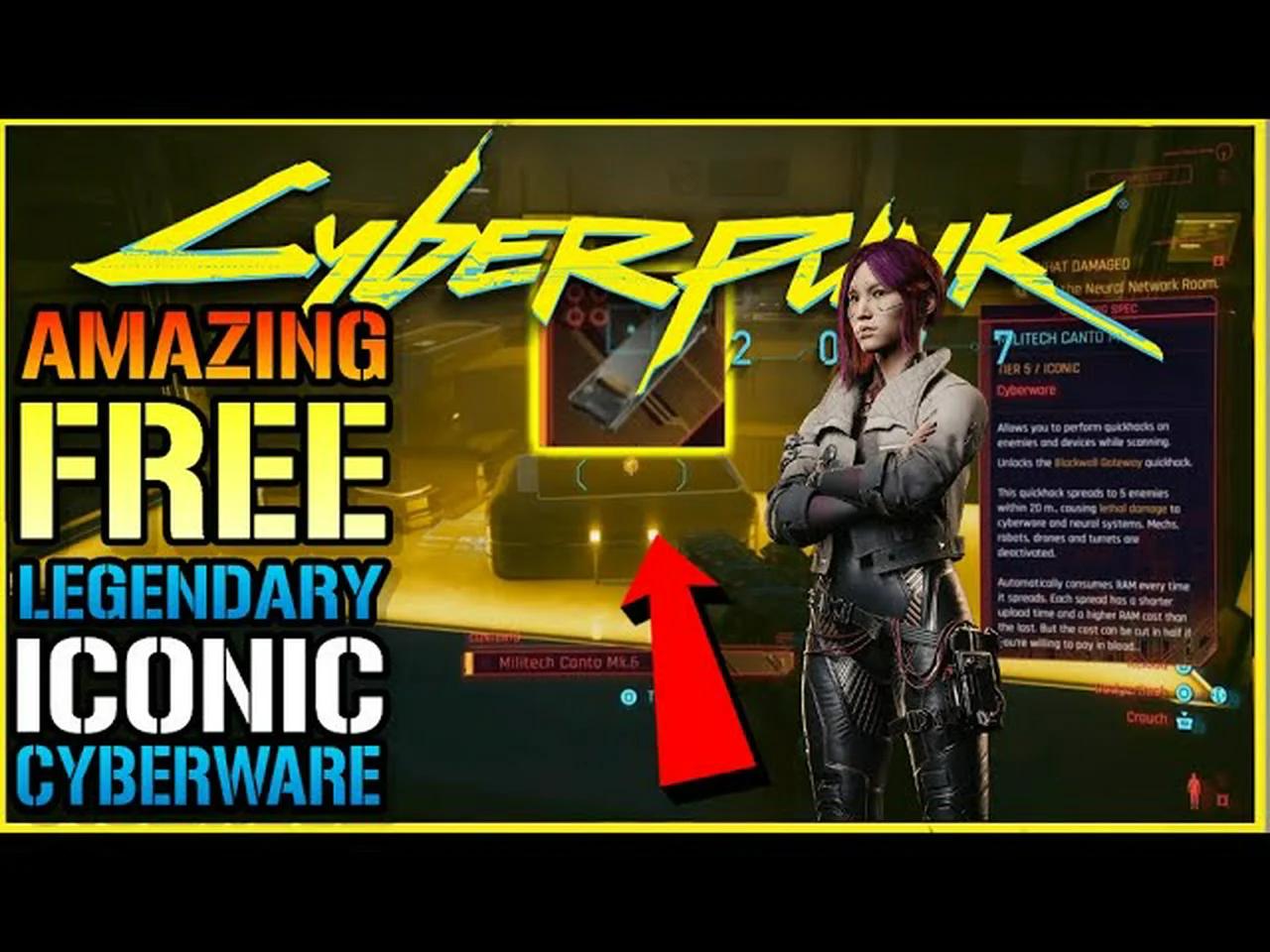 Cyberpunk 2077: Amazing FREE Iconic Cyberware Location! The 