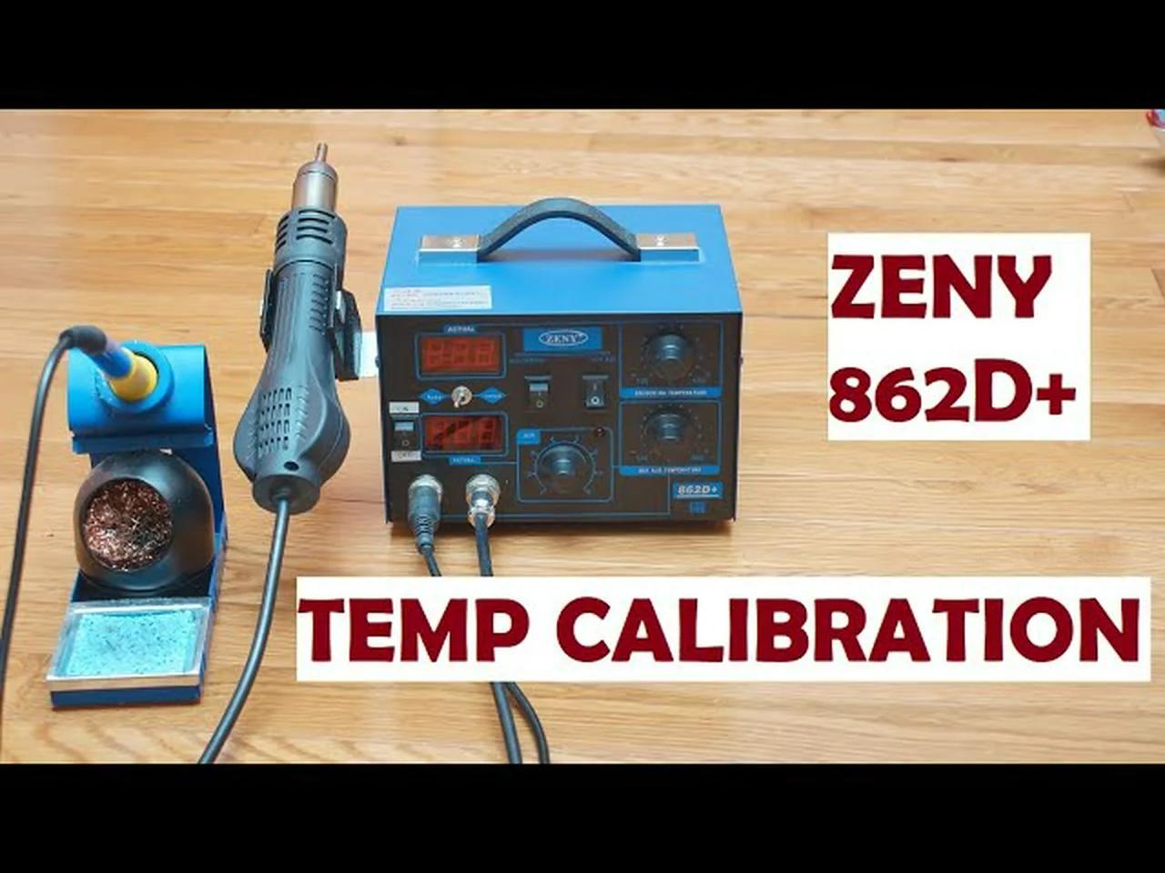 How to calibrate soldering station ZENY 862D+