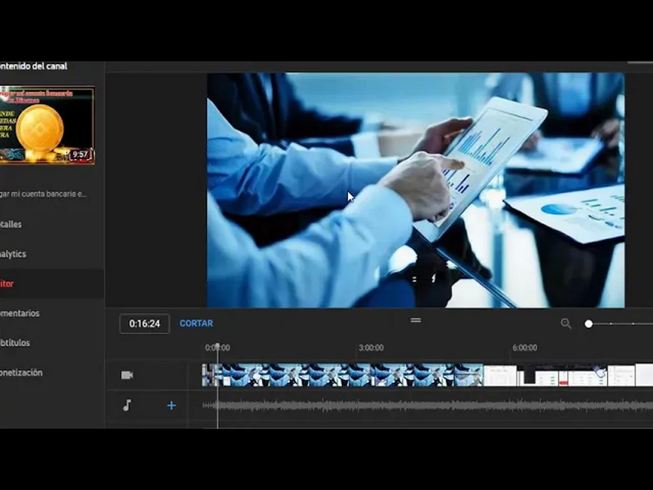 COMO RECORTAR UN VIDEO YA SUBIDO A YOUTUBE Editor de youtube como cortar videos