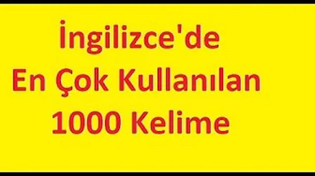 most-common-1000-words-in-english-turkish-ngilizce-de-en-ok