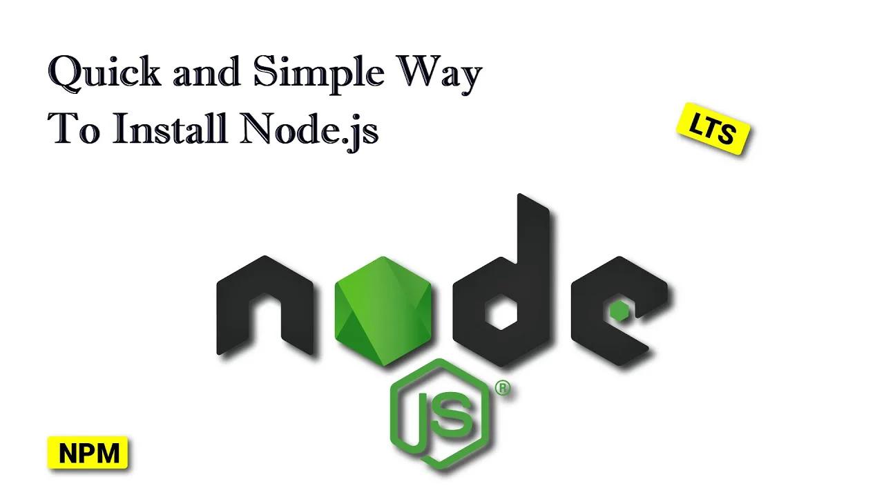 How to Download and Install Node.js | ProgrammingTT
