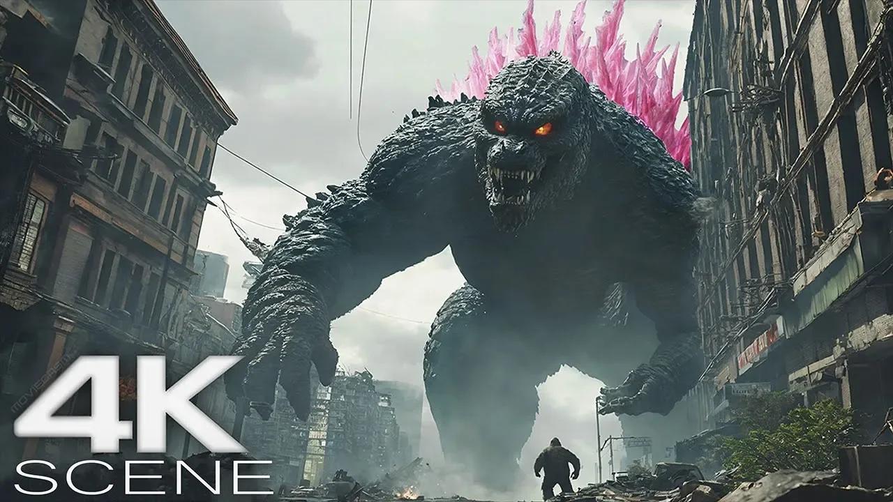 Egypt Fight Scene (2024) GODZILLA x KONG: The New Empire | Movie Clip 4K