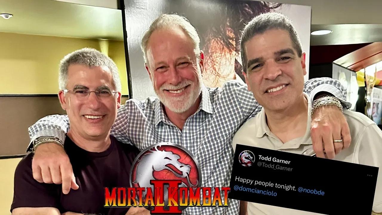 Mortal Kombat 2 Todd Garner Posts Pic With Ed Boon & Dominic Was They ...