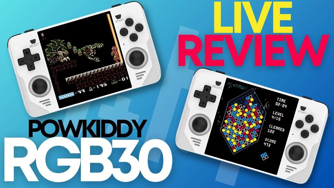 PowKiddy RGB30 Dual Review (ArkOS & JELOS Tested!)