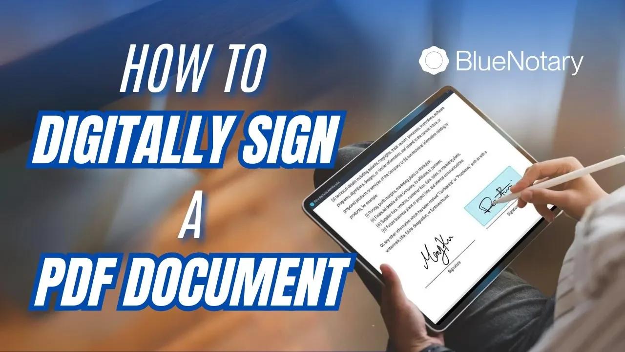 How to Digitally Sign a PDF Document FREE