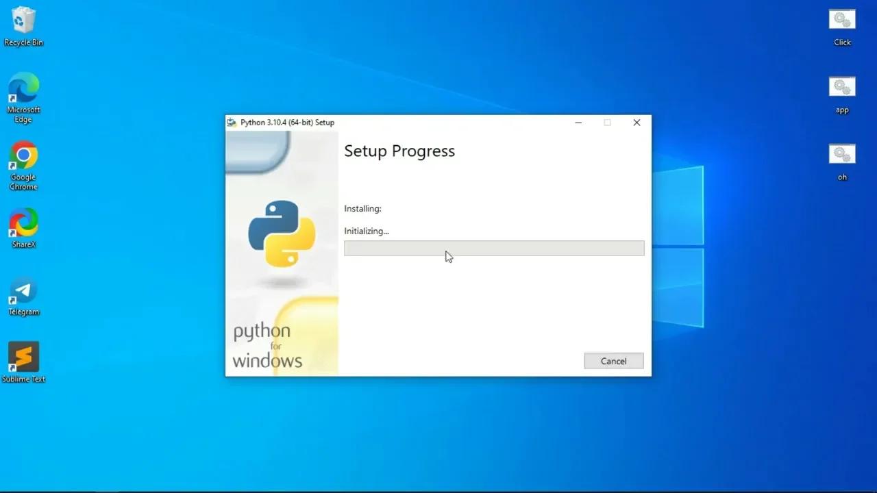 How do I install Python 3 on Windows 10?