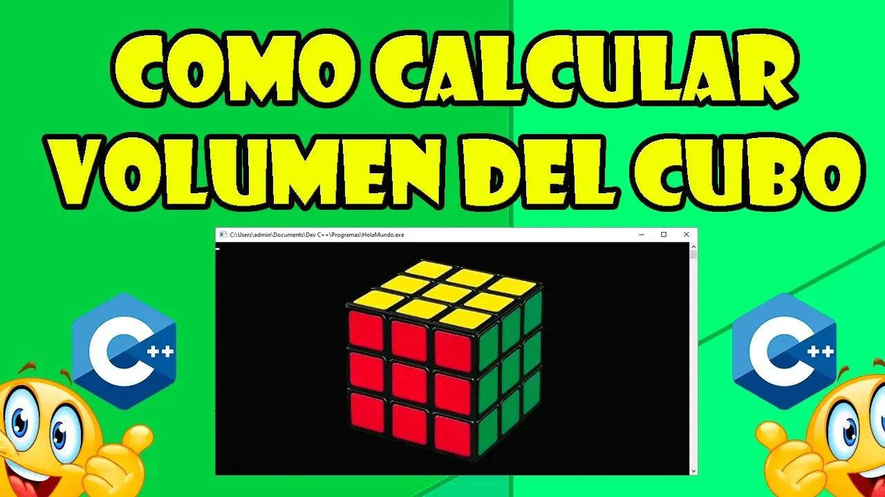 💥 COMO CALCULAR el VOLUMEN de un CUBO en C++ 💥
