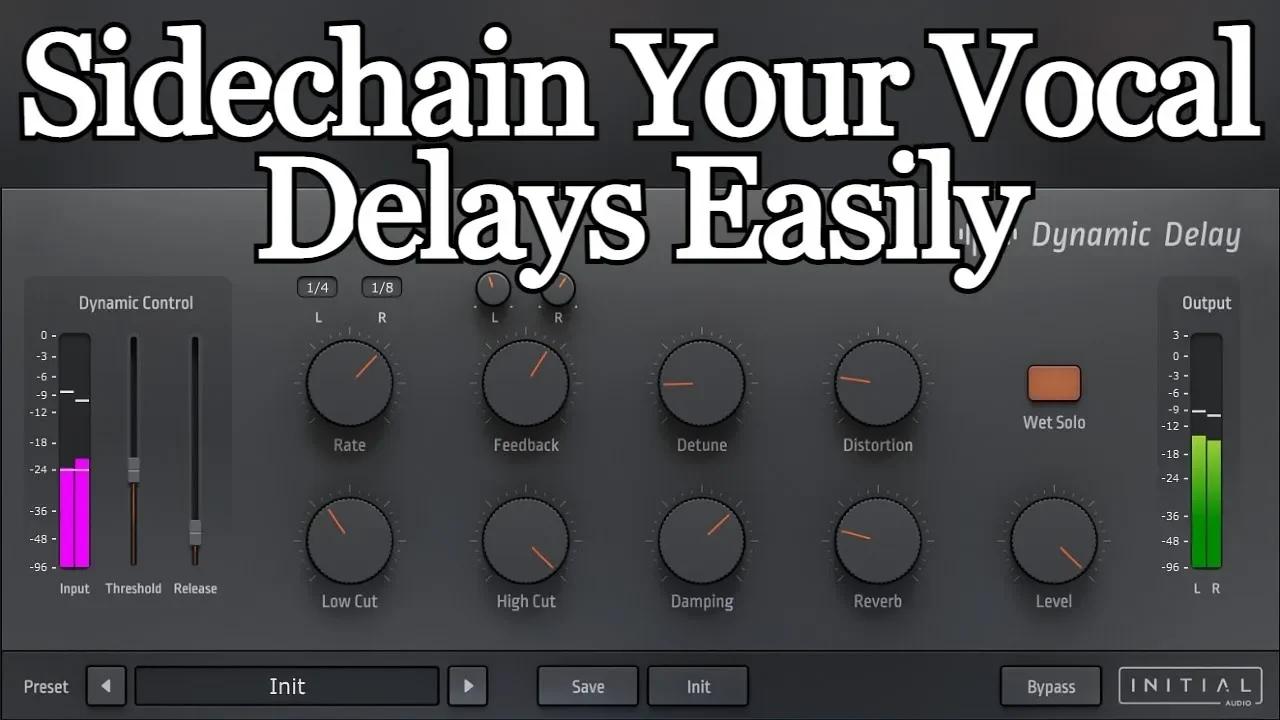 How To Sidechain Delay On Vocals Quick & Easy with Dynamic Delay VST ...