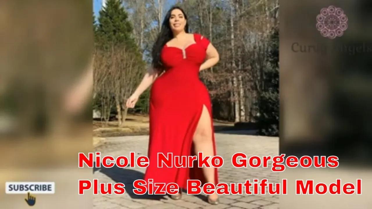 Nicole Nurko Gorgeous Plus Size Beautiful Model