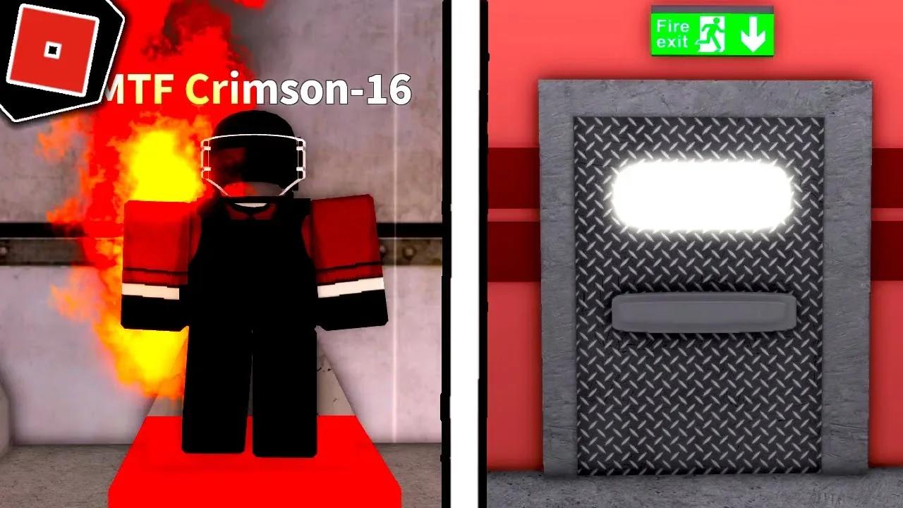 How to get FIRE EXIT BADGE in SCP MONSTERS ROLEPLAY - Roblox