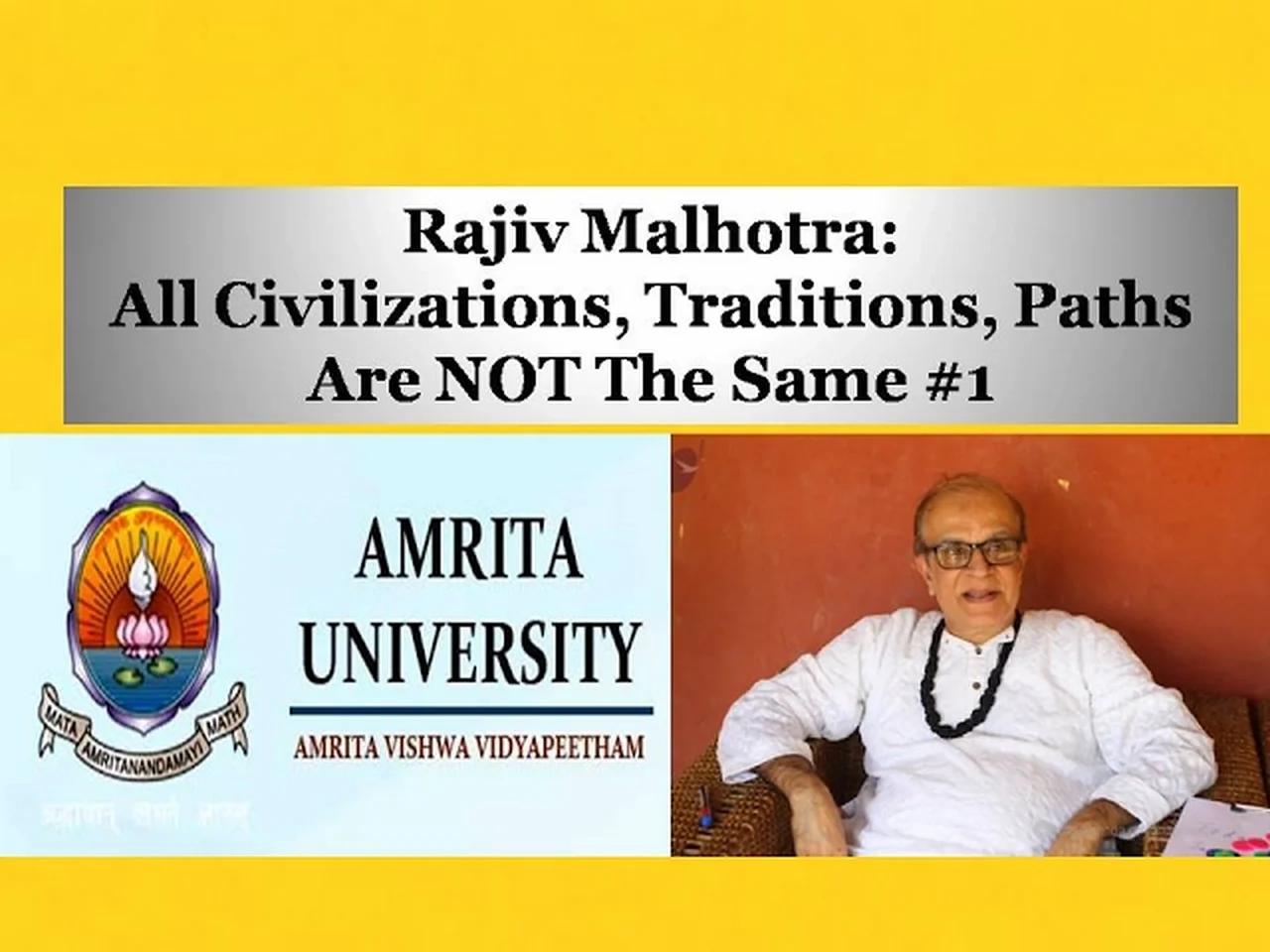 All Civilizations Traditions Paths Are Not The Same 1