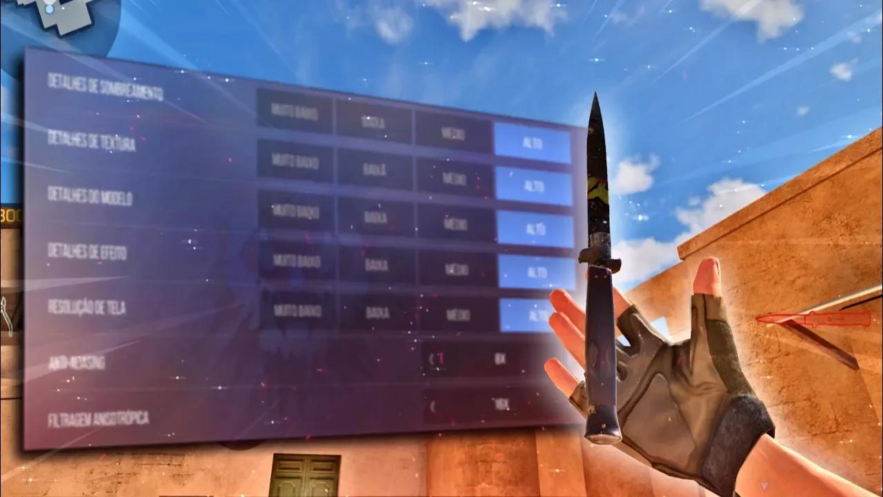 O MELHOR GRAFICO para JOGAR RANK no STANDOFF 2