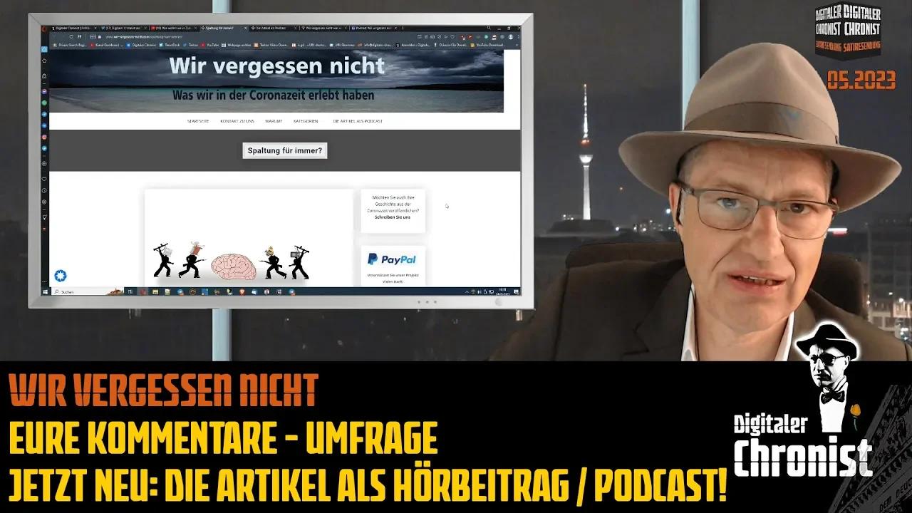 Wir vergessen nicht - Eure Kommentare - Umfrage - Jetzt neu: Die ...