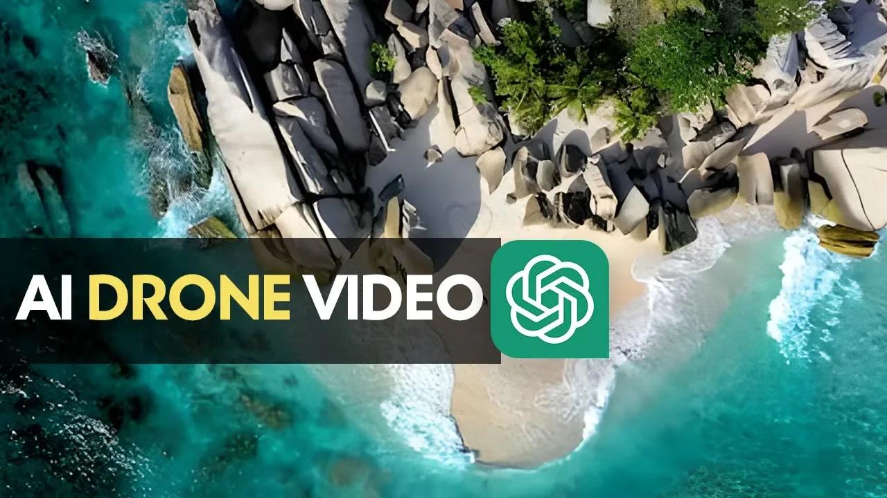 AI Generated Drone Footage | Tutorial
