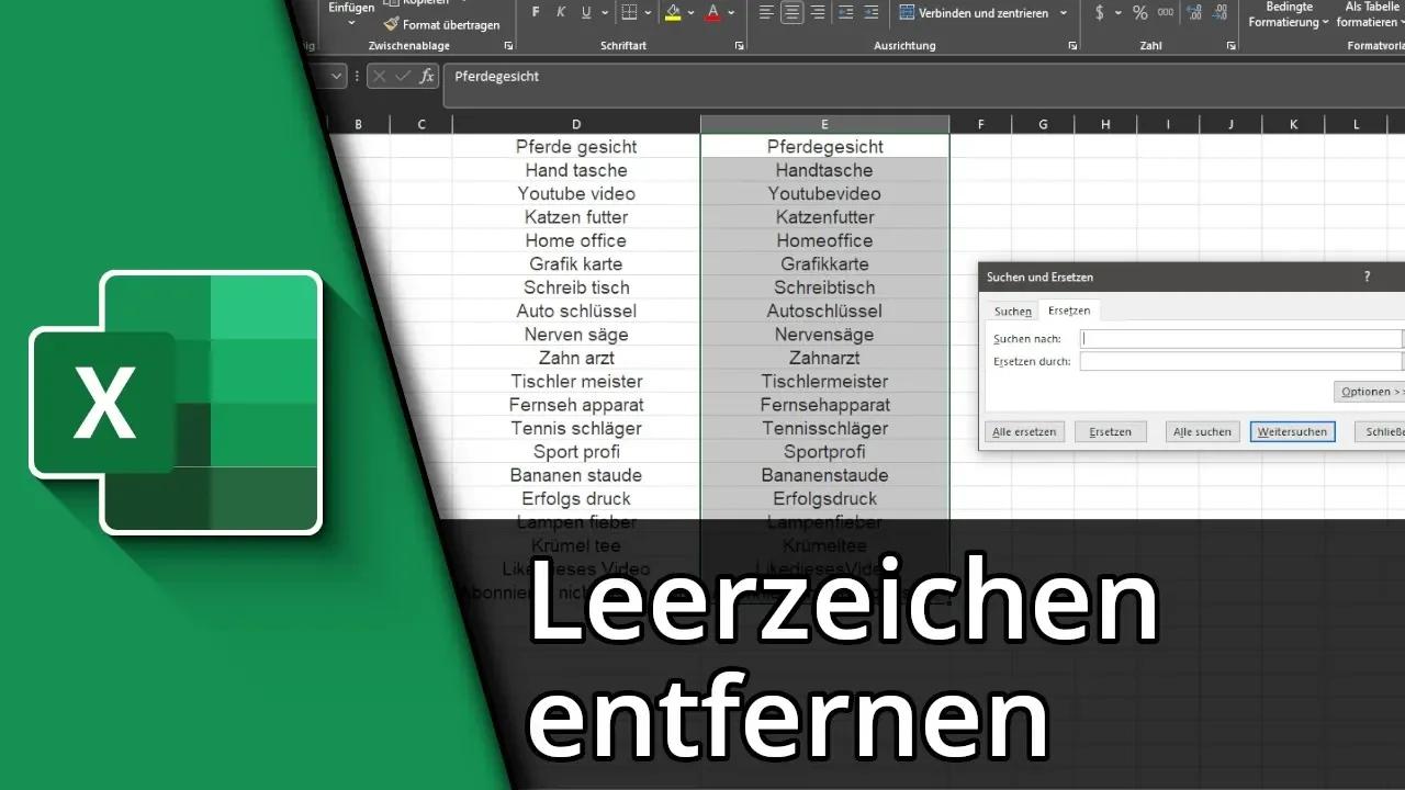 excel formel links abschneiden bis leerzeichen