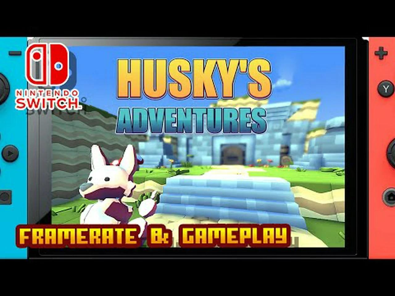Husky's Adventures - (Nintendo Switch) - Framerate & Gameplay