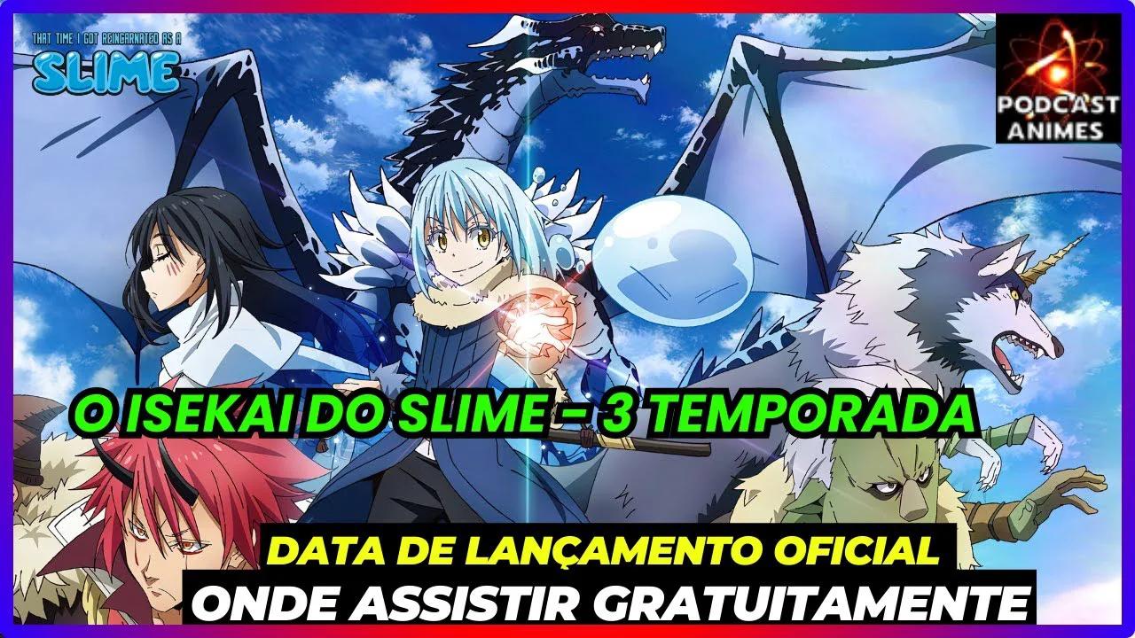 TENSEI SHITARA SLIME DATA KEN - TERCEIRA TEMPORADA - DATA DE LANÇAMENTO ...