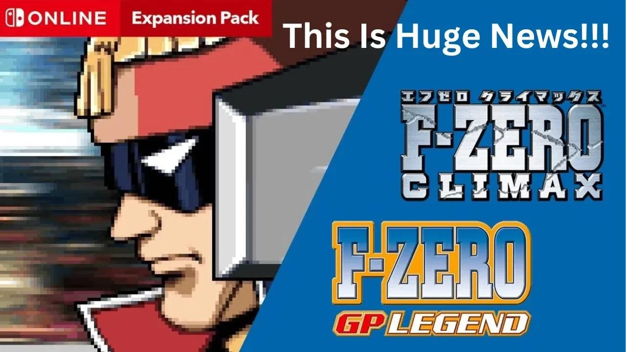 Nintendo Adds Two F Zero Games To Nintendo Switch Online