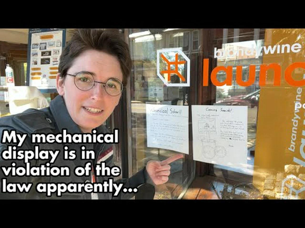 Makerspace automated solar display 2 running into weird laws in