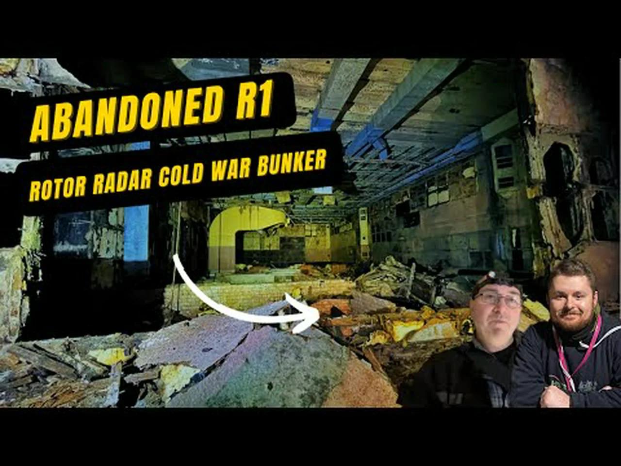 Abandoned R1 Rotor Radar Cold War Underground Bunker