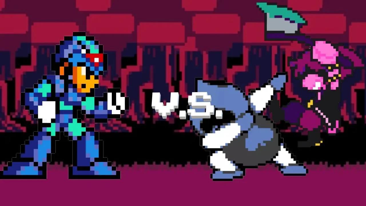 Deltarune - Vs. Lancer [16-bit; SNES] (Mega Man X style)