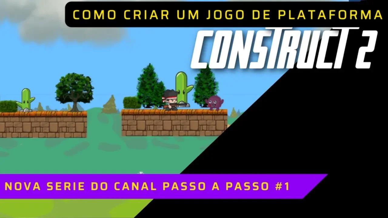COMO CRIAR UM JOGO DE PLATAFORMA PASSO A PASSO NO CONSTRUCT 2 #1